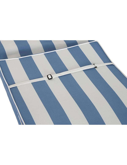 imagem de Almofada Para Espreguiçadeira cama De Rede Branco Azul Celeste 6