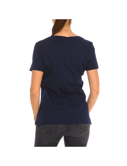 imagem de T-shirt Mulher Azul Marinho3