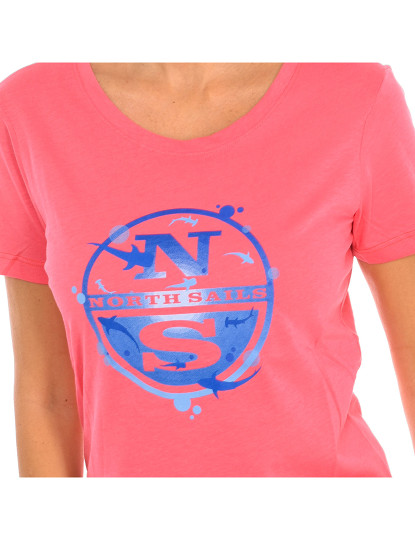 imagem de T-shirt Mulher Rosa2