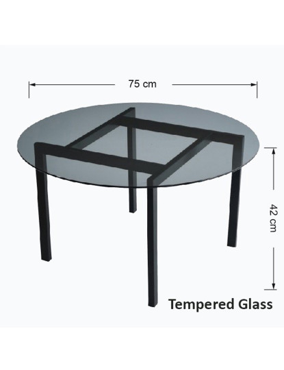 imagem de Mesa de Centro Fume Preta8