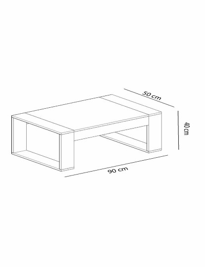 imagem de Mesa de Apoio Retro Branco Antracite5