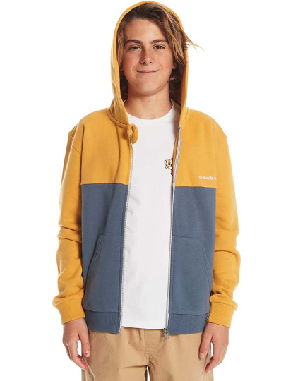 imagem de Casaco Rapaz Easy Day Block Zip Youth Amarelo1