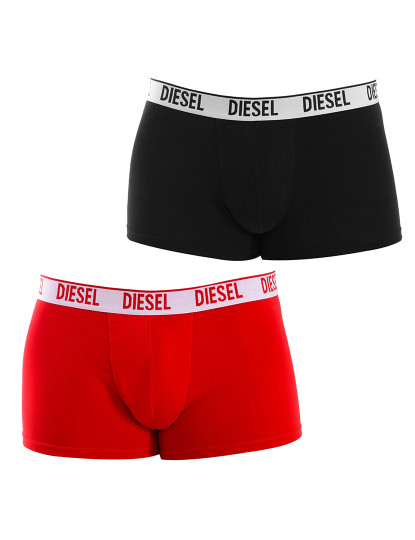 imagem de Pack-2 Boxers Algodão Stretch Preto vermelho1