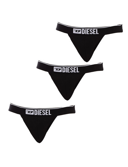 imagem de Pack-3 jockstrap de tecido respirável Diesel Preto1