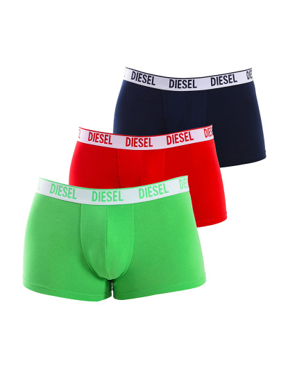 imagem de Pack-3 boxers masculinos de algodão elástico  Rosa verde1