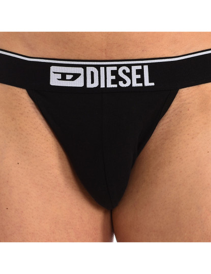 imagem de Pack-3 jockstrap de tecido respirável Diesel Preto2