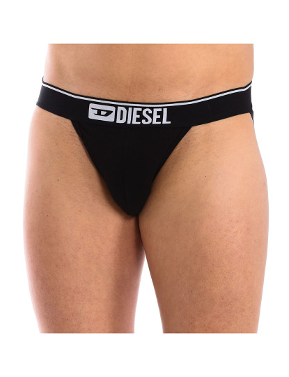 imagem de Pack-3 jockstrap de tecido respirável Diesel Preto-cinza4