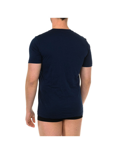 imagem de Pack 2 T-shirt Homem Azul marinho , preta3