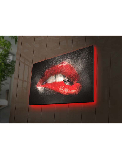 imagem de Tela Led Red Lips1