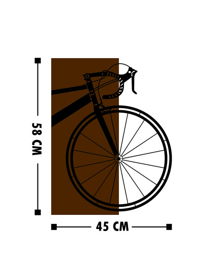 imagem de Decoração Parede Madeira Bicicleta3