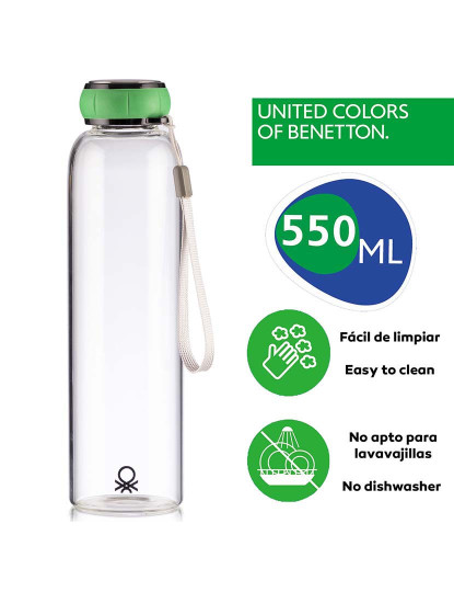 imagem de Garrafa de Água Verde 550Ml 2