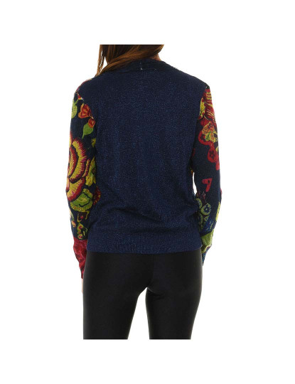 imagem de Cardigan Senhora Azul Navy print3