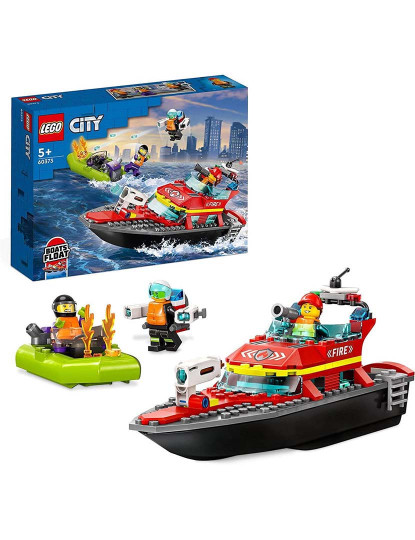 imagem de Lego City Barco Resgate De Bombeiros 603731
