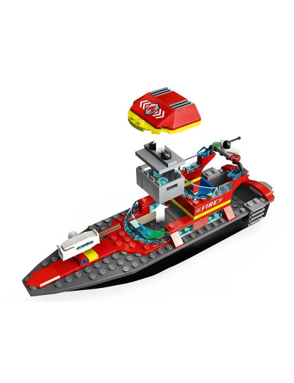 imagem de Lego City Barco Resgate De Bombeiros 603736