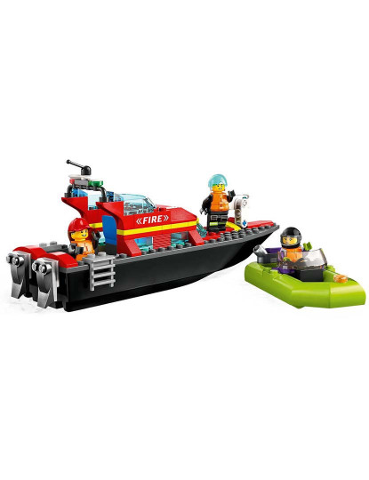 imagem de Lego City Barco Resgate De Bombeiros 603733
