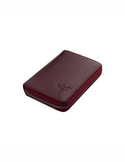 imagem de Carteira Unissexo Chain Vermelho Claret2