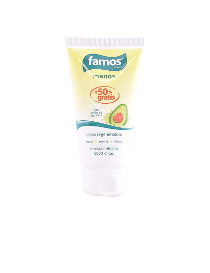 imagem de Creme de Mãos Regenerador Óleo de Abacate Famos 75Ml1