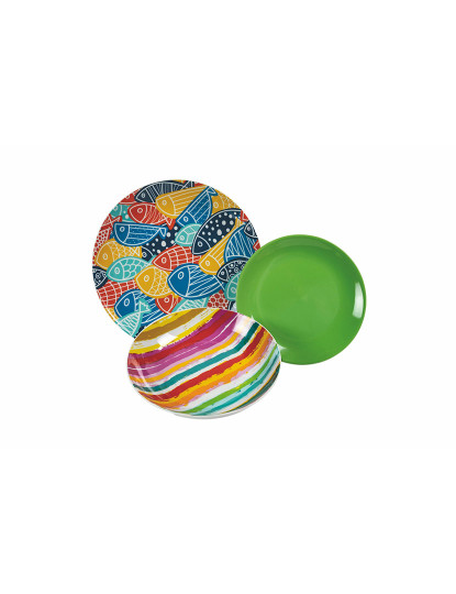 imagem de Conj. Pratos Fisher Set 18 Pcs3