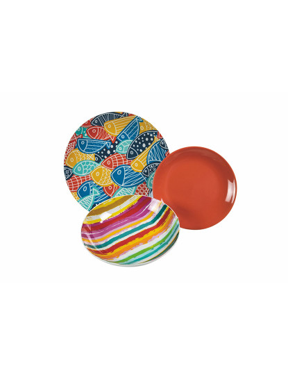 imagem de Conj. Pratos Fisher Set 18 Pcs5