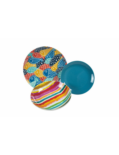 imagem de Conj. Pratos Fisher Set 18 Pcs4