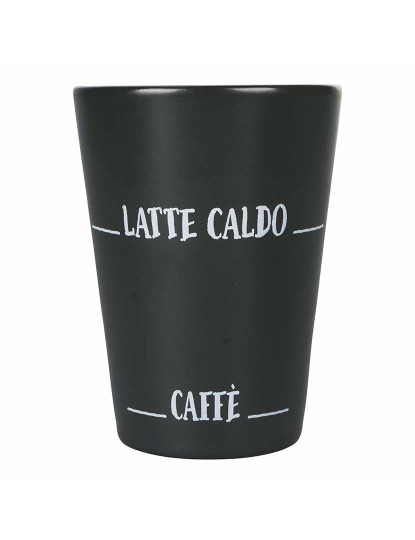 imagem de Caneca Caffe Llatte 11 Oz Preto Mate Sem Pega2