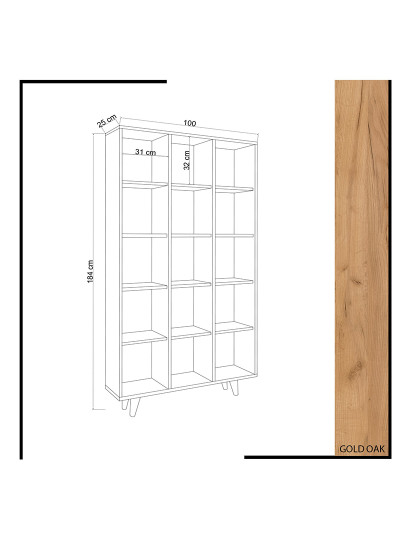 imagem de Estante Zipa Oak4