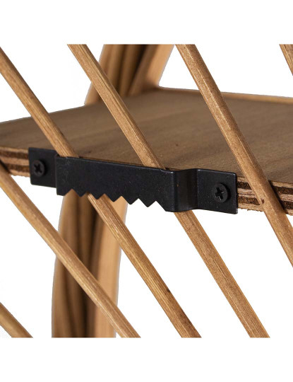 imagem de Estante Bambu Natural C 2 Estantes Madeira Abeto 5