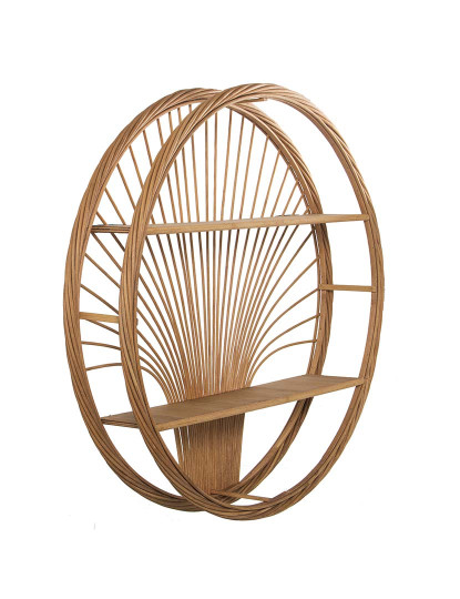 imagem de Estante Bambu Natural C 2 Estantes Madeira Abeto 6