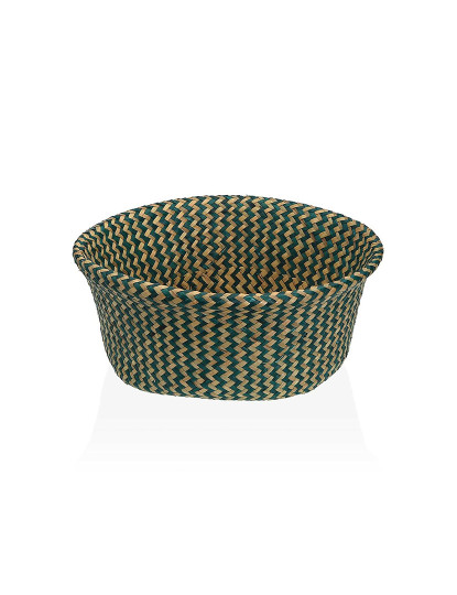 imagem de Cesta Decorativa Versa Verde Algas marinhas Ø 28 cm5