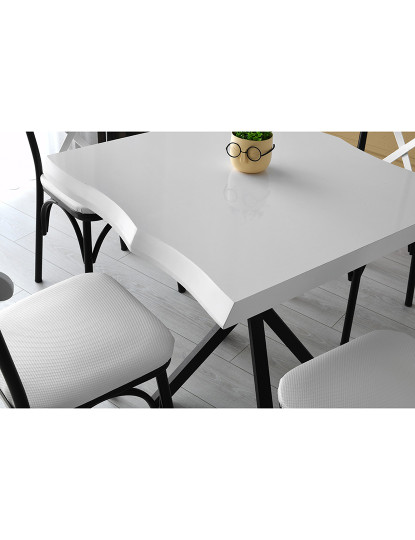 imagem de Mesa Jantar Safir Branco2