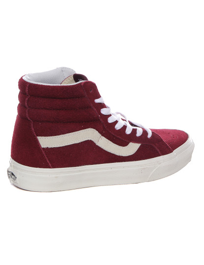 tenis vans rojo vino