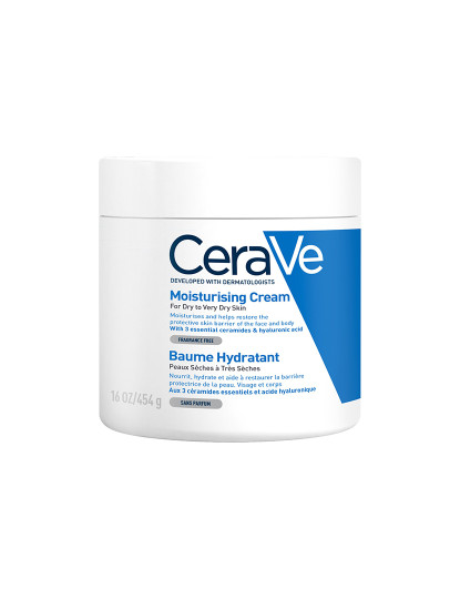 imagem de Cerave Creme Hidratante Pele Seca a Muito Seca 454Ml1