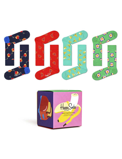 imagem de 4 Pack Food For Thought Socks - Gift Set7