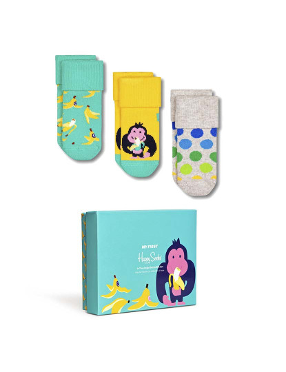 imagem de Conjunto de 3 In The Jungle Terry Socks - Gift Set4