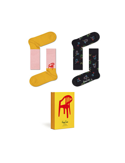 imagem de Conjunto de 2 Have A Seat Socks - Gift Set1