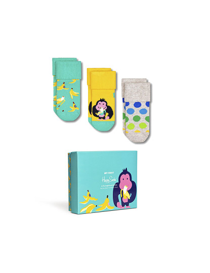 imagem de Conjunto de 3 In The Jungle Terry Socks - Gift Set1