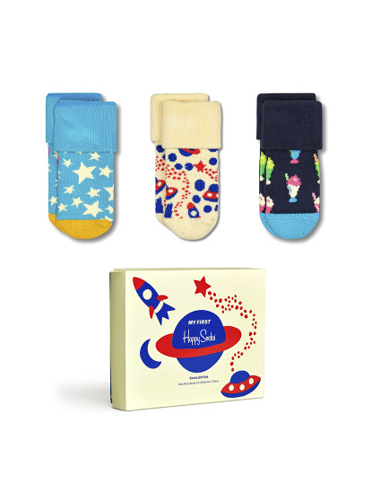 imagem de Conjunto de 3 Kids Fun Times Terry Socks  - Gift Set1