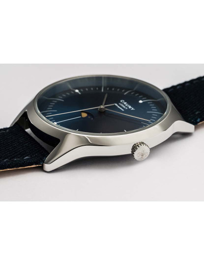 imagem de Relógio Homem Moonphase Azul3