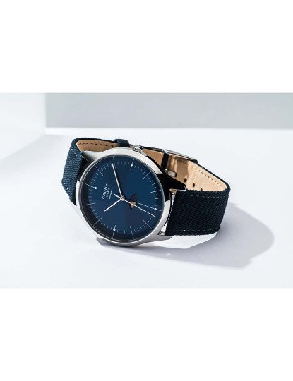 imagem de Relógio Homem Moonphase Azul4