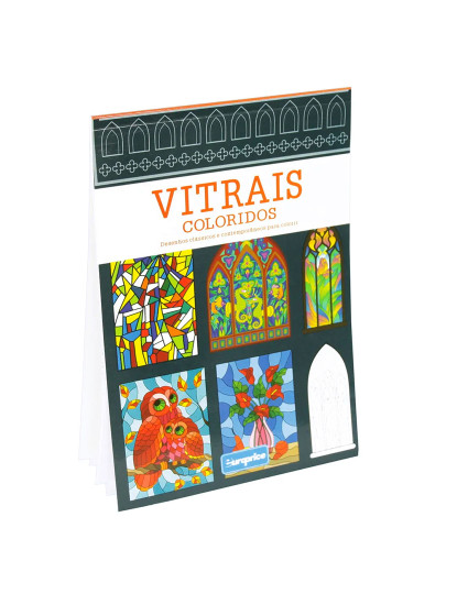 imagem de Vitrais Coloridos - Laranja1