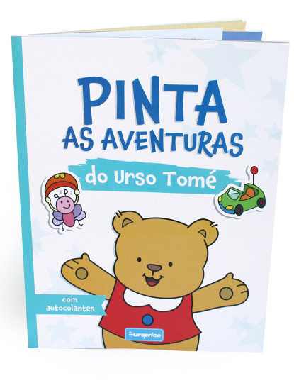 imagem de Pinta as aventuras - do urso Tomé1