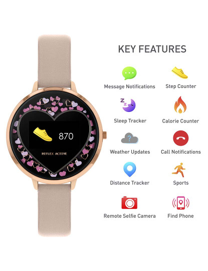 imagem de Smartwatch Senhora Rosa Dourado2