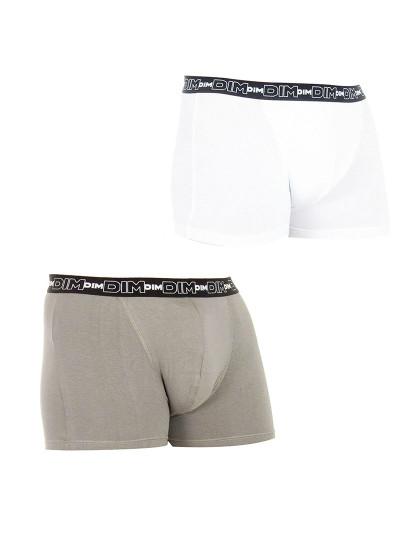 imagem de Pack 2 Boxers Cotton Streech Homem Branco e Antracite2