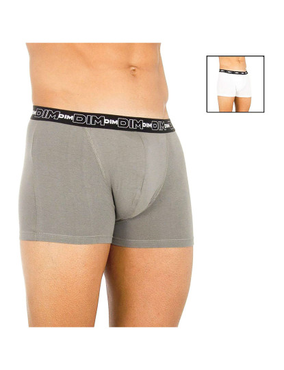 imagem de Pack 2 Boxers Cotton Streech Homem Branco e Antracite15