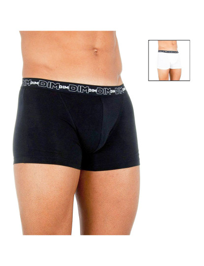 imagem de Pack 2 Boxers Cotton Streech Homem Preto e Branco16