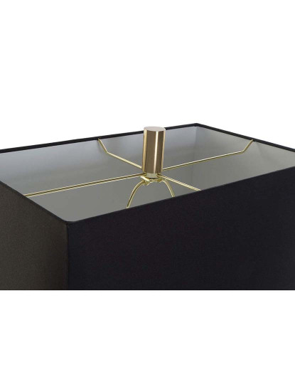 imagem de Candeeiro Mesa Metal 38X23X78 Dourado 3