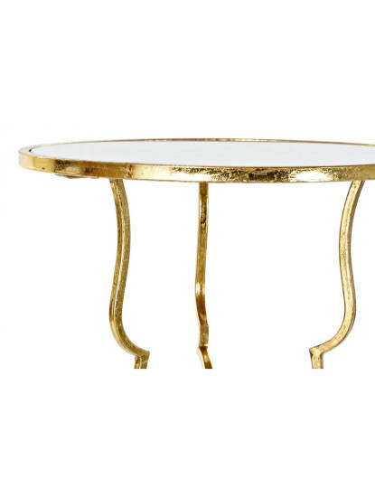 imagem de Mesa De Apoio Metal Espelho Dourado 3