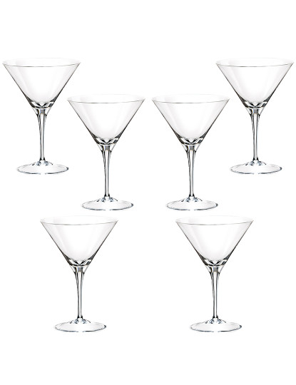 imagem de Conjunto de 6 copos de coquetel coleção de barware de cristal 35 cl4