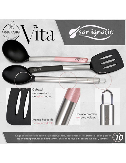 imagem de Conjunto 3 peças de utensílios de cozinha nylon san ignacio vita4