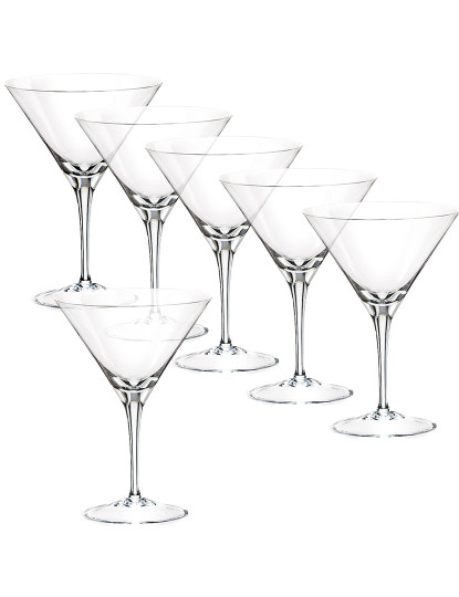 imagem de Conjunto de 6 copos de coquetel coleção de barware de cristal 35 cl1